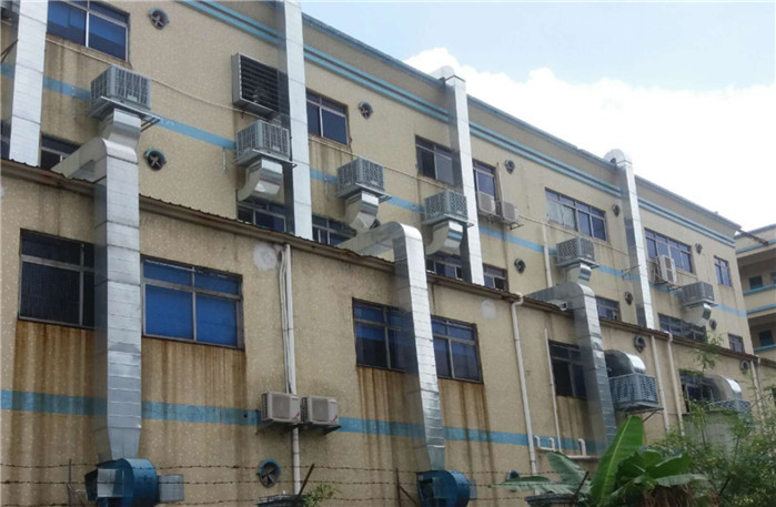 深圳91麻豆天美京东蜜桃传媒老牛手袋廠降溫安裝