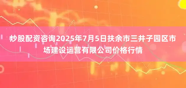炒股配资咨询2025年7月5日扶余市三井子园区市场建设运营有限公司价格行情
